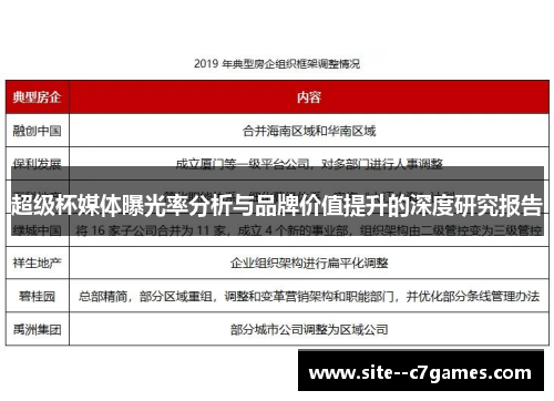 超级杯媒体曝光率分析与品牌价值提升的深度研究报告